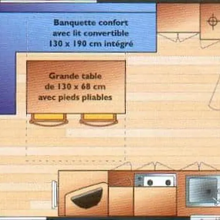 Mobil-home Avec Terrasse - 4 Pers. - Api-1-52-2034 Campsite *