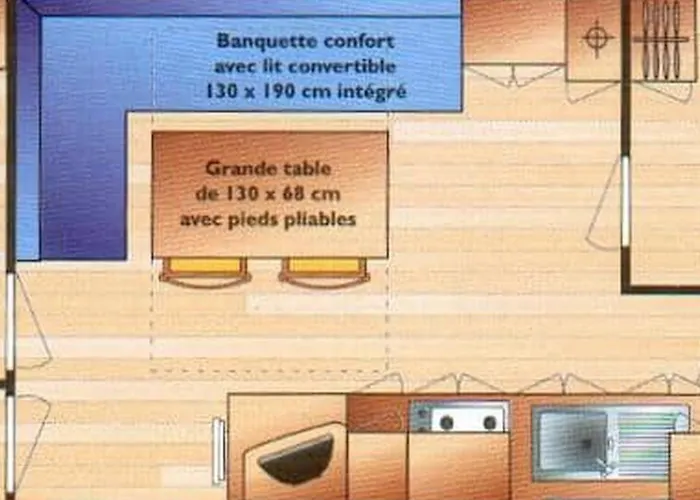 Mobil-home Avec Terrasse - 4 Pers. - Api-1-52-2034 Campsite *
